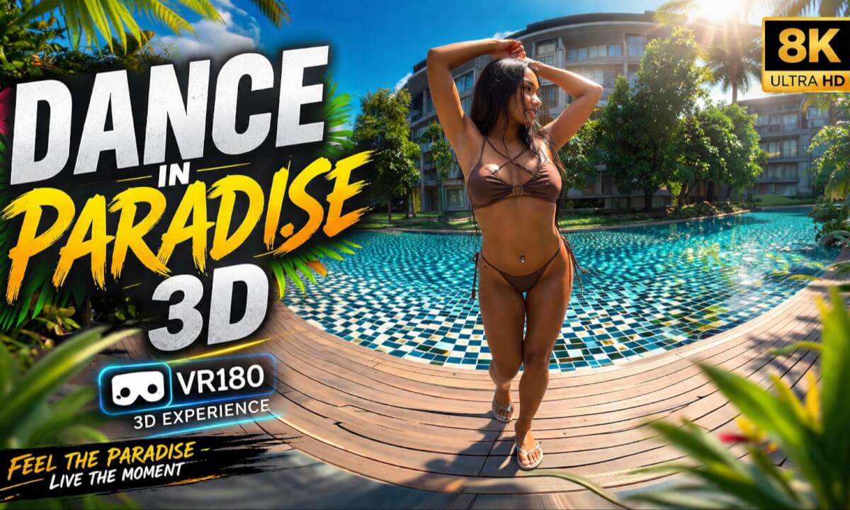 Pool Dance You'll See Today 😍 VR180 3D 8K