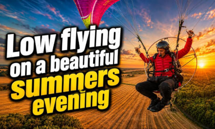 Low Paramotor Flying!
