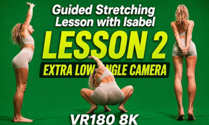 Virtual Fitting Room with Isabel LESSON 2 | Extra Low-Angle Camera | Unique VR180 8K Perspective AI Passthrough