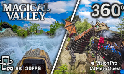 360 Beyond the Rides: Guardians of MAGICAL VALLEY Coaster & Log Flume Experience 🟩 8K Europa Park VR for Meta Quest Apple Vision Pro