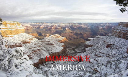 Grand Canyon in Snow, Lake Powell and Horseshoe Bend (8K 3D VR180 Slides)
