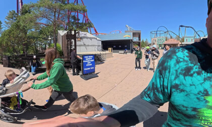 Six Flags Great America 360° VR Walkthrough | Coaster Tour & Park Atmosphere (Part 2)