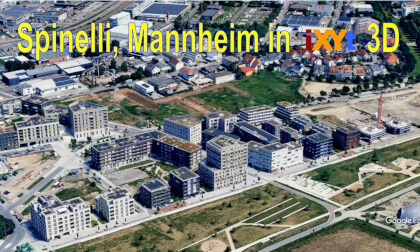 Spinelli, Mannheim, Germany, in 3D SBS LR relax video for VR