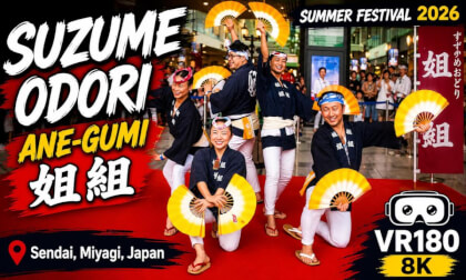 Ane-Gumi Suzume Odori | Suzume Dance | Sparrow Dance VR180