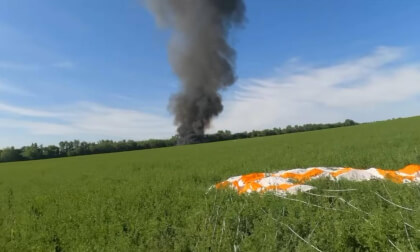 Epic ejection of the Su-25SM