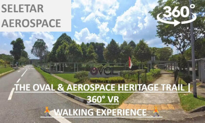 The Oval & Seletar Aerospace Heritage Trail 🇸🇬 | 360° VR Walking Tour (5.7K 60fps)