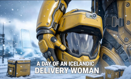 A DAY OF AN ICELANDICDELIVERY WOMAN