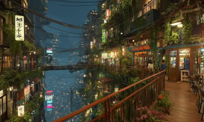 Wandering in the city I saw in my dream