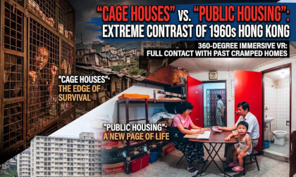 [360° VR] Time Travel to 1960s Hong Kong: From Suffocating Cage Homes to Public Estates