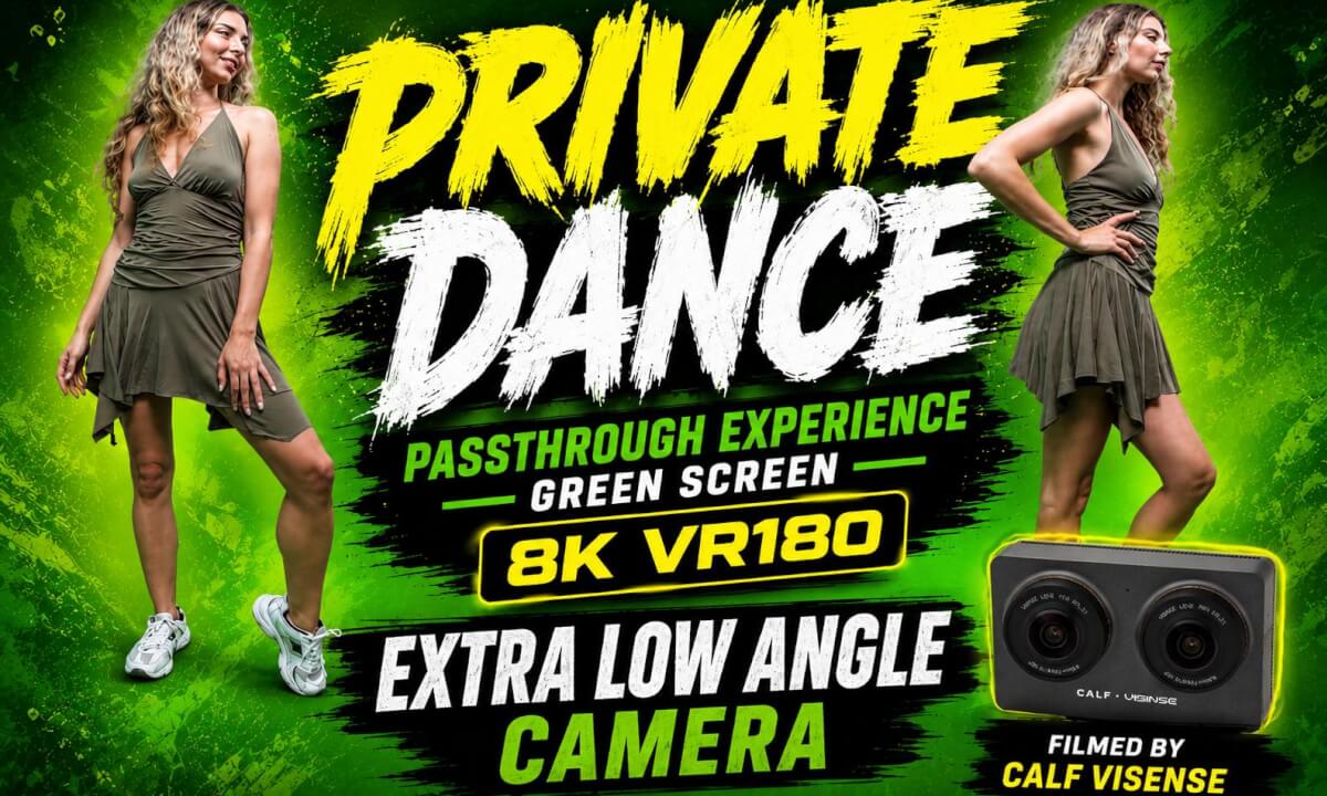 Private Dance with Pola | Extra Low-Angle Unique Perspective | VR180 8K
