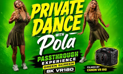 Private Dance with Pola | Green Screen AI Passthrough Experience | Canon VR Rig VR180 8K