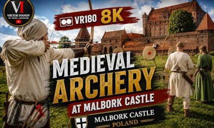Medieval Archery at Malbork Castle 🇵🇱  VR180 8K  Step Into the Action
