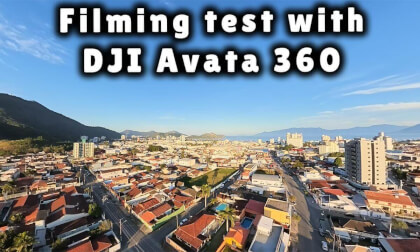 First Avata 360 Drone Video