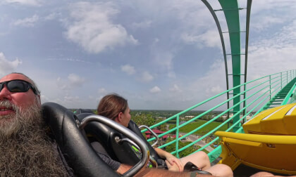 Busch Gardens Tampa Kumba's Last Ride Front Row