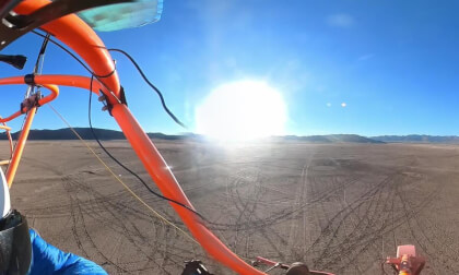 Low Flying around Sunfair Lake Bed