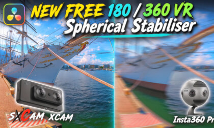 🆓 FREE VR180/360 Spherical Stabilizer for DaVinci Resolve | Better Than Built-in + SLAM XCAM Review