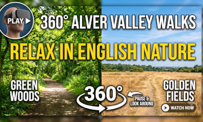 Peace of Alver Valley Country Park UK Gosport | 360° Virtual Walk