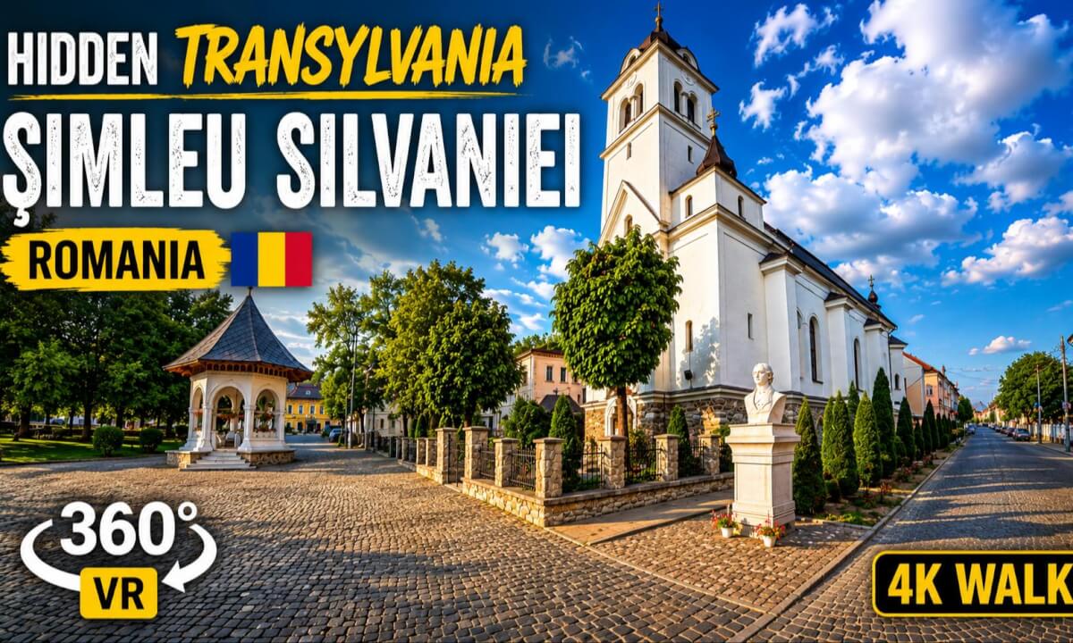 🇷🇴 Șimleu Silvaniei, Romania – 360° Walking Tour | Discover the Hidden Heart of Sălaj