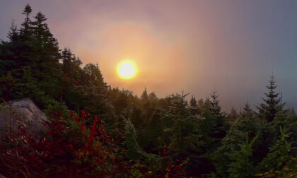Mont-Megnatic Sunrise Timelapse