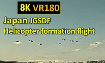 Japan JGSDF Helicopter formation flight