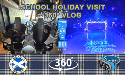 How Busy Was Blackpool Pleasure Beach at the Start of the School Holidays? | 360° Vlog