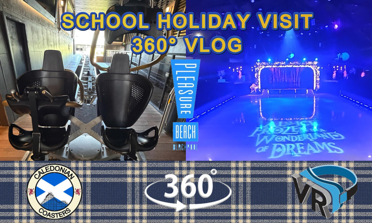 How Busy Was Blackpool Pleasure Beach at the Start of the School Holidays? | 360° Vlog