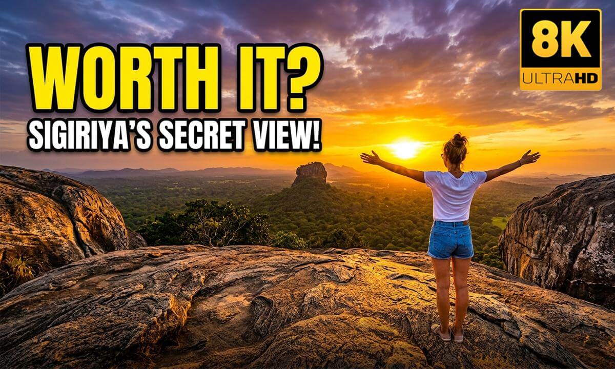 🌅 Experience the Magical Sunset at Pidurangala Rock | Sigiriya | 8K 360° VR | Sri Lanka