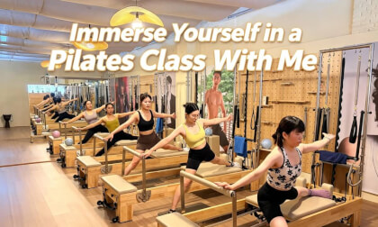 Immerse Yourself in a Pilates Class With Me