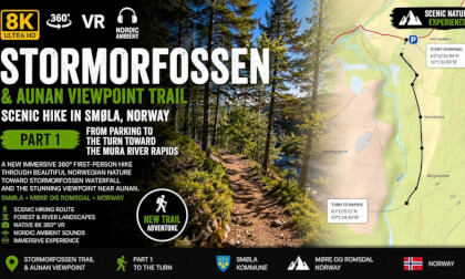 StorMorFossen Trail, Norway — Parking to the Mоra River Rapids | 8K 360 VR Part 1 [23:58]