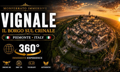 Vignale Monferrato, Italy 🇮🇹 | 360° VR Experience | 8K Immersive Drone Flight