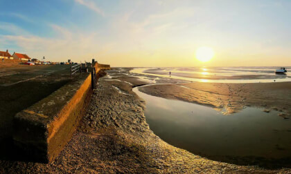 Meols Slipway Low Tide