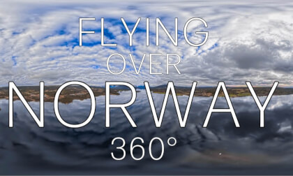Flying over Norway pt.1 | a 1-hour aerial 8K film, captured in 8K VR360
