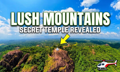 ⛰️ Discover an Ancient Temple & Lush Green Mountains from the Sky | 🚁 Cinematic Aerial Experience | 8K DJI Avata 360