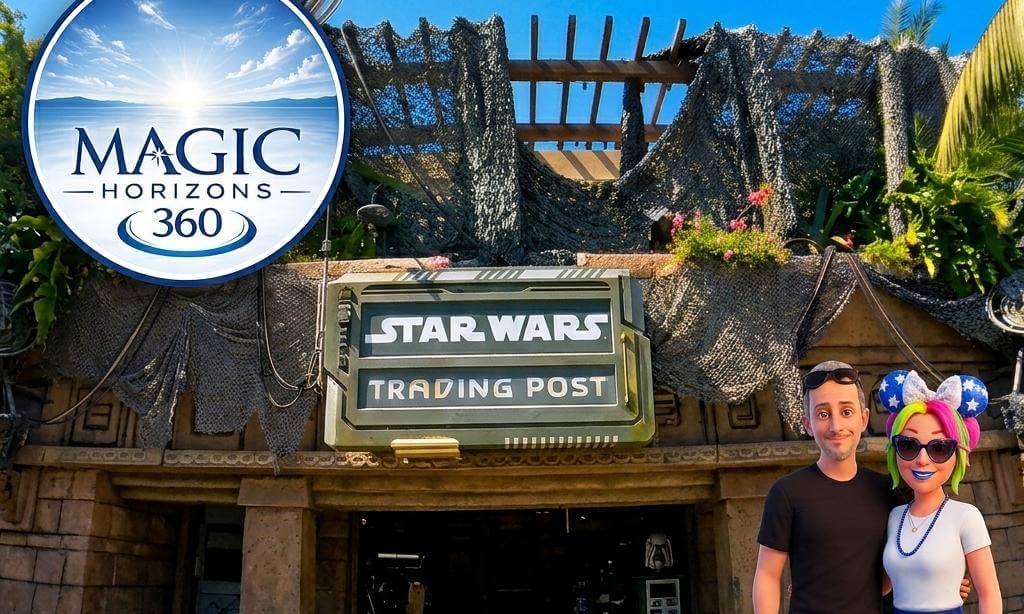 🚀 Star Wars Trading Post Downtown Disney 360° VR Walkthrough | Explore a Galaxy Far, Far Away!