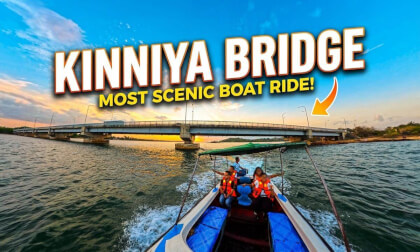 🌉 Sail Beneath Kinniya Bridge, Sri Lanka | Scenic Boat Journey | 8K 360° VR
