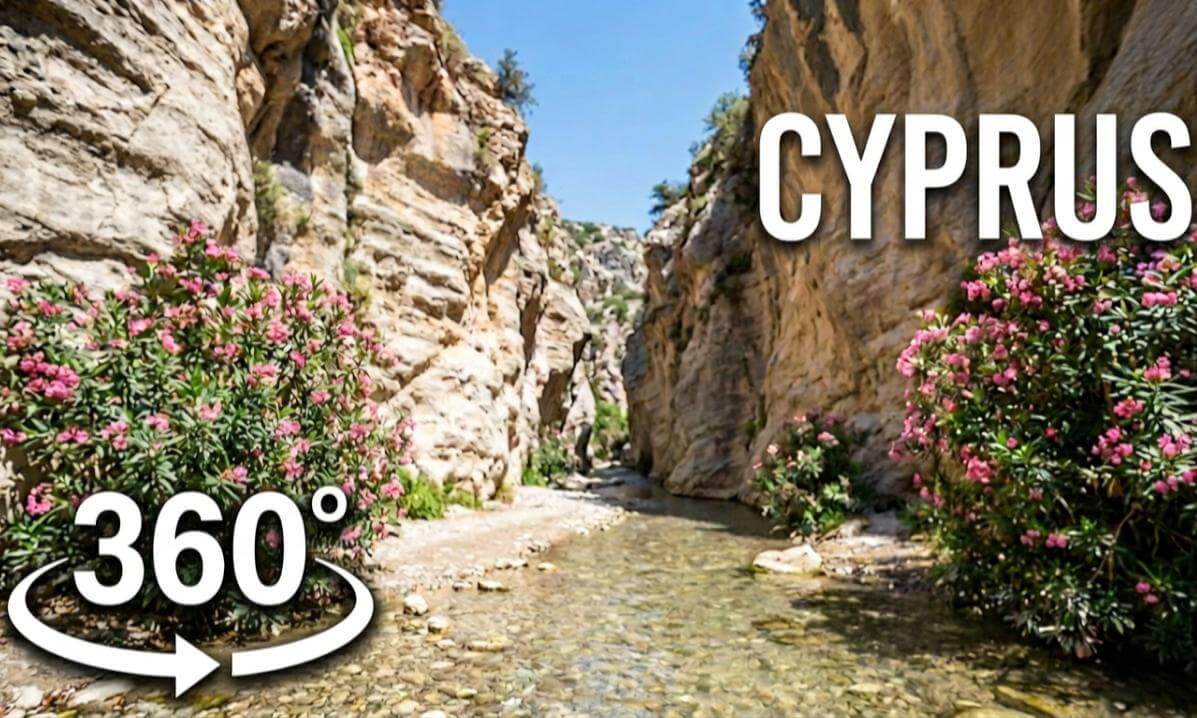Is This The Most Beautiful Hike In Cyprus? (Avakas Gorge | 360 VR)