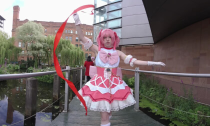 Madoka cosplay from Puella Magi Madoka Magica