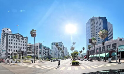 A Perfect Day in Downtown Long Beach, California, USA