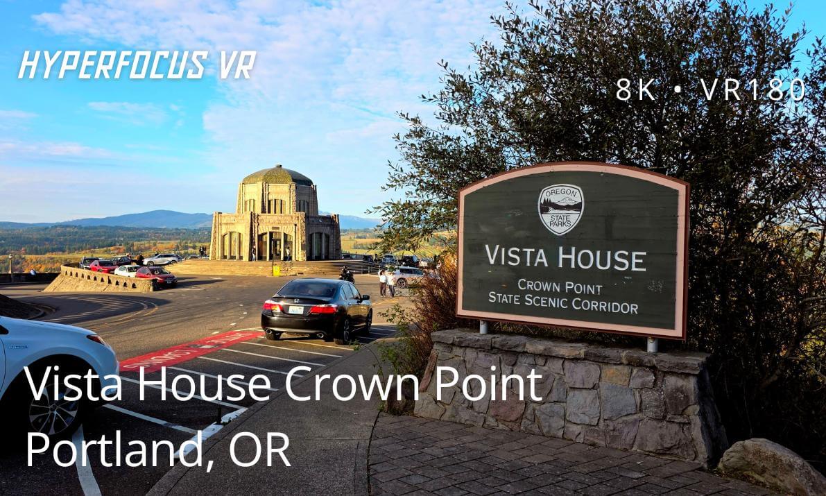 Vista House at Crown Point, Oregon in 8K VR180 | Columbia River Gorge