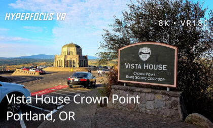 Vista House at Crown Point, Oregon in 8K VR180 | Columbia River Gorge