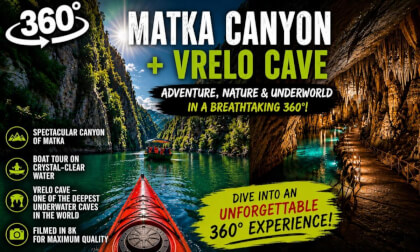 Skopje Matka Canyon & Vrelo Cave  North Macedonia Natural Wonder