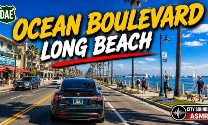 Long Beach Ocean Blvd — Just Drive & Listen | 360° ASMR
