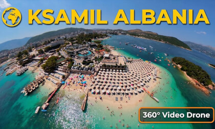 Experience Ksamil Bay, Albania in 360° | Crystal Clear Beaches & Drone View