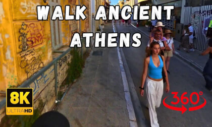 The Oldest Neighborhood in the World, Plaka Athens Walking Tour 8K
