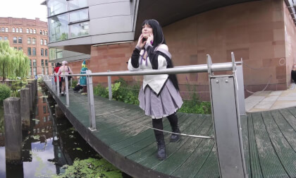 Homura cosplay from Puella Magi Madoka Magica