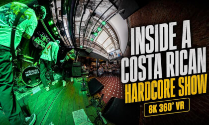 Inside a Costa Rican Hardcore Show | WISE UP* – “Hierba Mala” | 8K 360° VR