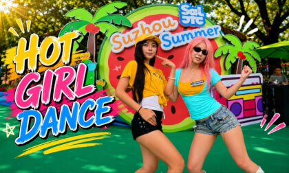 Summer Heat! Two Girls, One Wild Dance