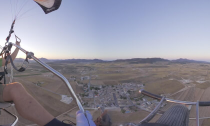 Sunrise Paramotor Flight 360° | From Pinoso to Cañada del Trigo, Spain