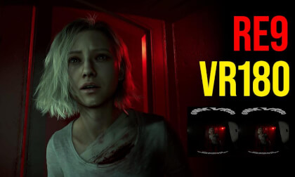Resident Evil Requiem | West Wing Exploration | RE9 VR Machinima (VR180)