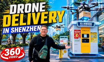 The Future of Delivery in 360 - Drone Delivery in Shenzhen